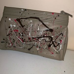 Taupe Splashed handbag